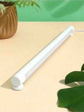 Solar g Grove LED grow bar for plants in white - linear tube with timer